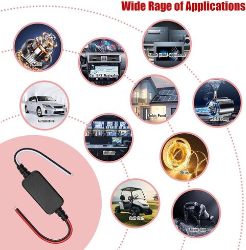 DC 12/24V to 9V Voltage Converter DC 11-30V to 9V 2.5A/3A 27W Voltage Transformer Step-Down Converter Buck Converter Module Power Supply Adapter for Robots, Motor, Automotive, LED Lighting & More in Kuwait