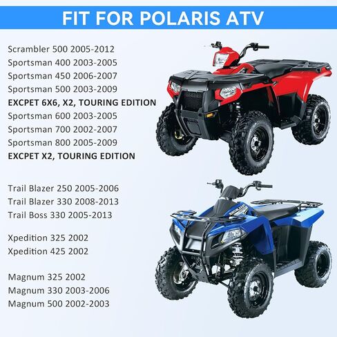منصات الفرامل Javik الملبدة الأمامية الخلفية المتوافقة مع Polaris Sportsman 800 700 600 500 450 400 Magnum Trail Blazer Scrambler Trail Boss Xpedition 250 325 330 425 500 in Saudi Arabia