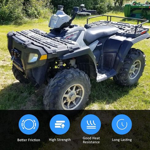 منصات الفرامل Javik الملبدة الأمامية الخلفية المتوافقة مع Polaris Sportsman 800 700 600 500 450 400 Magnum Trail Blazer Scrambler Trail Boss Xpedition 250 325 330 425 500 in Saudi Arabia