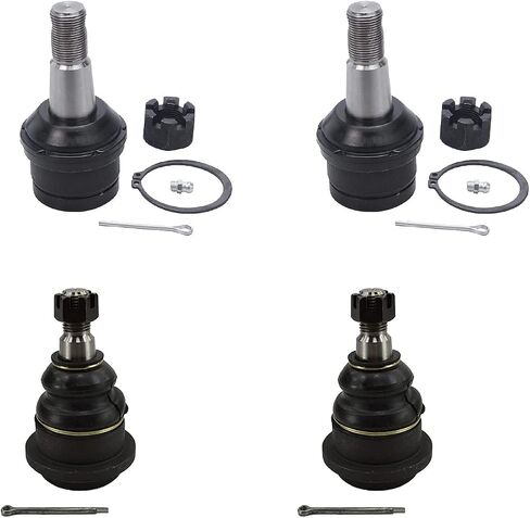 Detroit Axle - Front 14pc Suspension Kit for 2WD 1994-1999 Dodge Ram 2500 3500, 4 Ball Joints 2 Sway Bars 4 Tie Rods 1 Pitman Arm 1 Idler Arm 2 Adjusting Sleeves Replacement 1995 1996 1997 1998 in Saudi Arabia