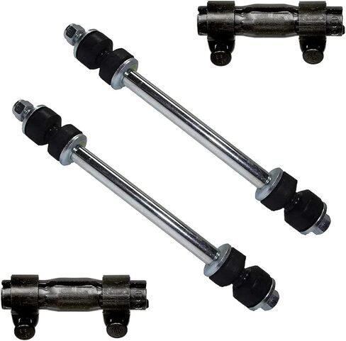 Detroit Axle - Front 14pc Suspension Kit for 2WD 1994-1999 Dodge Ram 2500 3500, 4 Ball Joints 2 Sway Bars 4 Tie Rods 1 Pitman Arm 1 Idler Arm 2 Adjusting Sleeves Replacement 1995 1996 1997 1998 in Saudi Arabia