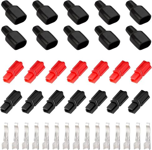 smseace 70 قطعة موصلات طاقة 15/30/45 أمبير مع غطاء PVC 1.5-6 مم² (20-10AWG) موصلات طاقة سريعة الفصل موصلات طرفية سريعة الفصل in Saudi Arabia