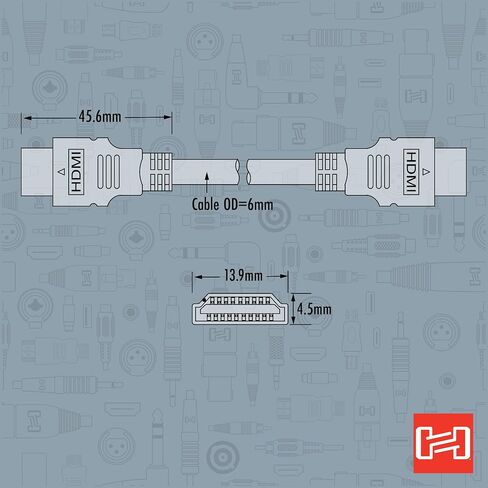 Hosa HDMA-425 High Speed HDMI Cable with Ethernet, 25 Feet in Saudi Arabia