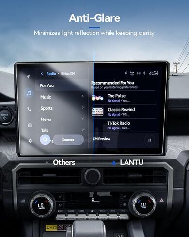 2 قطعة واقي شاشة السيارة لـ 2023 2024 Hyundai Palisade ملحقات مكيف الهواء الخلفي عرض نانو شاشة لمس حامي فيلم HD واضح فقاعة الحرة in Saudi Arabia
