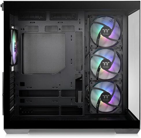 Thermaltake View 380 TG ARGB Mid Tower Chassis; 4x120mm ARGB Lite Fans Included; 360mm Radiator Support; 415mm GPU Clearance; Hidden Connector Support; Bubble Pink; CA-1Z2-00MAWN-00 in Saudi Arabia