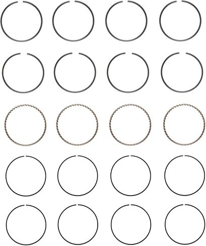 Premium Piston Ring Set (Size .50) | Compatible with 85-95 Toyota 2.4L/2366 SOHC L4 8V 22R/22RE/22REC/22RTEC Engines in Saudi Arabia
