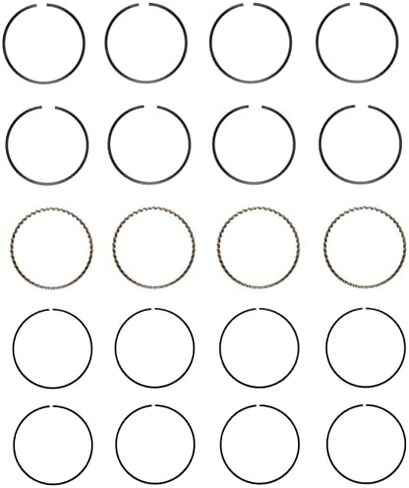 Premium Piston Ring Set (Size .50) | Compatible with 85-95 Toyota 2.4L/2366 SOHC L4 8V 22R/22RE/22REC/22RTEC Engines in Saudi Arabia