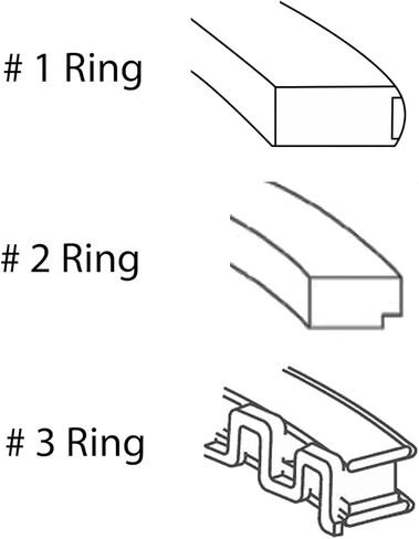 Premium Piston Ring Set (Size .50) | Compatible with 85-95 Toyota 2.4L/2366 SOHC L4 8V 22R/22RE/22REC/22RTEC Engines in Saudi Arabia