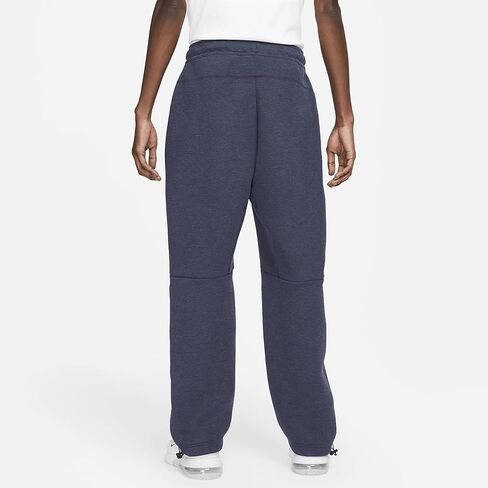 Nike Sportswear Tech Tech Fleece Open Pantspants (Obsidian Heather/Black ، FB8012-473) حجم صغير in Saudi Arabia