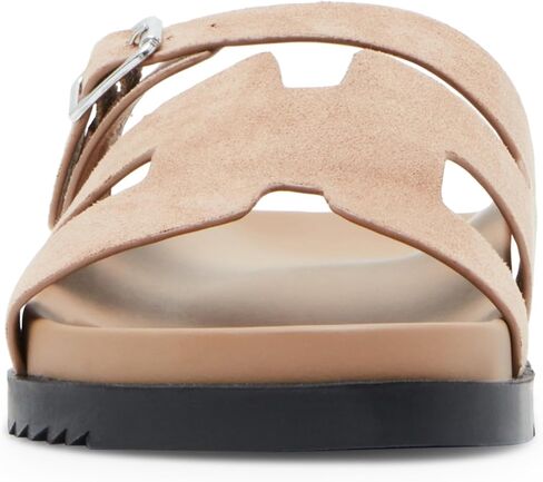 Madden Girl Women's Darlaa Slide Sandal, Taupe Fabric, 6 in Saudi Arabia