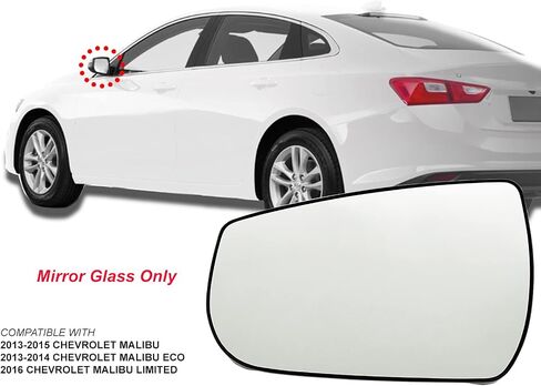 APA Replacement Mirror Glass Non-Heated fits 2013-2016 Malibu Driver Left Side 23177423 GM1324168 in Saudi Arabia