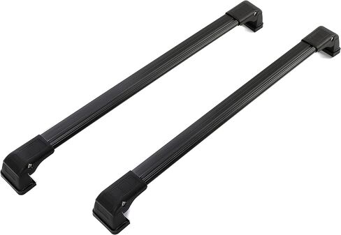 KUAFU Cross Bar Compatible with 2006-2017 Mazda 5 Roof Rack Cross Bars Cross w/Anti-Theft Locks Rail Rooftop Cargo Bag Luggage Carrier Powder Coated Black in Saudi Arabia