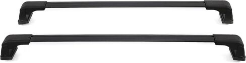 KUAFU Cross Bar Compatible with 2006-2017 Mazda 5 Roof Rack Cross Bars Cross w/Anti-Theft Locks Rail Rooftop Cargo Bag Luggage Carrier Powder Coated Black in Saudi Arabia