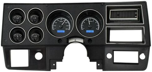 Dakota Digital 73-87 Chevy GMC Pickup Truck VHX ANALOG DASH GAUGES Black Sploy Blue VHX-73C-PU-K-B in Kuwait