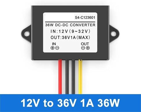1pc 12V إلى 36V وحدة تعزيز الطاقة 9-32V إلى 36V محول الطاقة المحول DC-DC (الذهب) in Kuwait