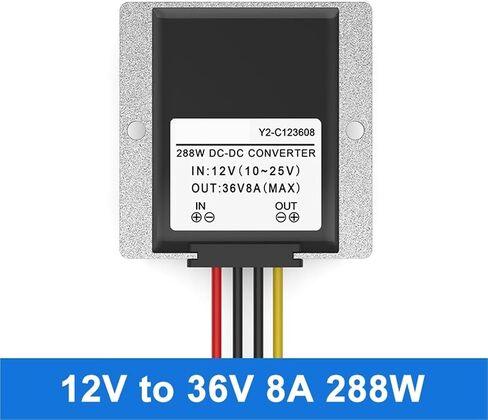 1pc 12V إلى 36V وحدة تعزيز الطاقة 9-32V إلى 36V محول الطاقة المحول DC-DC (الذهب) in Kuwait