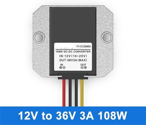 1pc 12V إلى 36V وحدة تعزيز الطاقة 9-32V إلى 36V محول الطاقة المحول DC-DC (الذهب) in Kuwait