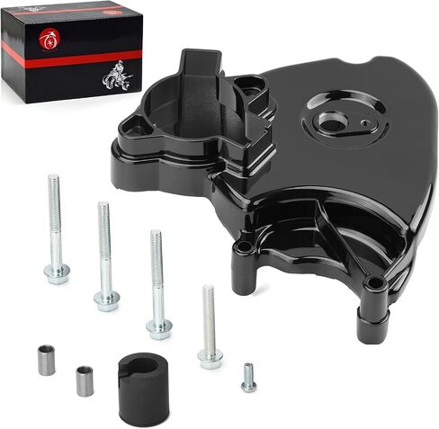 Left Engine Front Drive Sprocket Cover & Bolt Compatible with Suzuki GSX1300R Hayabusa 1999-2007 11361-24F10 in Saudi Arabia