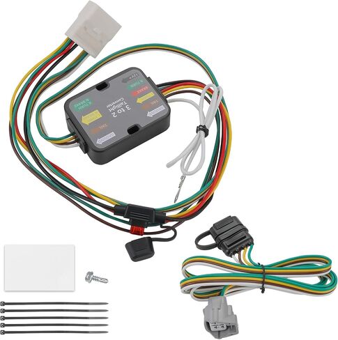 Waterwich 4-Pin Trailer Wiring Harness متوافق مع Toyota Highlander 2020-2024 بديل لـ 56480 Trailer Hitch Wiring Tarness لأضواء المقطورة in Saudi Arabia