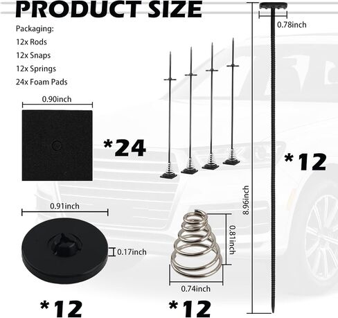 3set Radiator Fan zip incies مع اللقطات ، الينابيع ، وسادات الاهتزاز ، 60pcs مجموعة تثبيت المروحة الكهربائية لربط مراوح الإرسال ، وملحقات Zip Zip Zip Universal. in Saudi Arabia