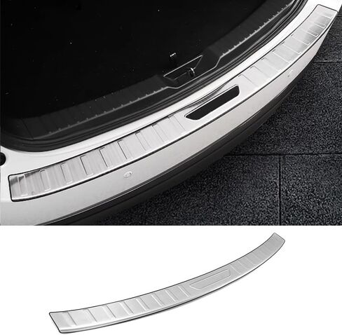 أجزاء تلقائية تناسب مازدا CX-5 CX5 2025 2024 2023-2017REAR خارج تغطية غطاء صحن العتبة المصد (التيتانيوم الأسود) 304 الفولاذ المقاوم للصدأ 1pc in Kuwait