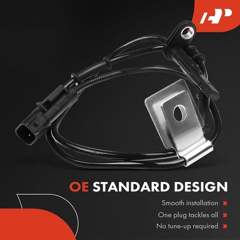 A-Premium ABS Wheel Speed Sensor Compatible with Hyundai Models - Elantra 2010-2011 - Front Driver and Passenger Side, 2-PC Set, Replace# 59830-3X500, 59810-3X500 in Saudi Arabia