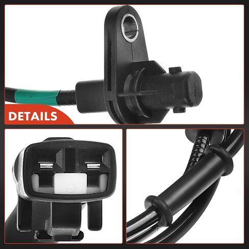 A-Premium ABS Wheel Speed Sensor Compatible with Hyundai Models - Elantra 2010-2011 - Front Driver and Passenger Side, 2-PC Set, Replace# 59830-3X500, 59810-3X500 in Saudi Arabia