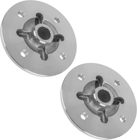 Caltric 2 Front Wheel Axle Hub Caltric Stators Compatible with Yamaha RHINO 660 YXR660F 2004 2005 2006 2007 in Saudi Arabia