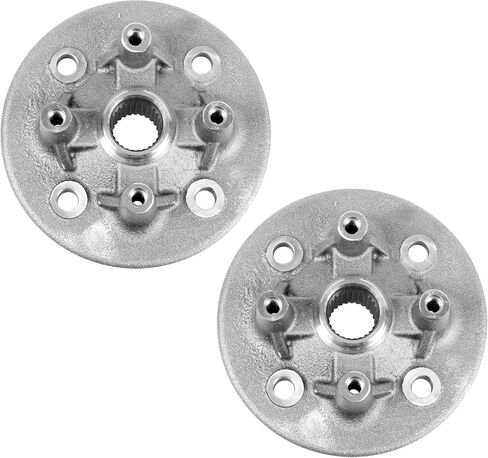 Caltric 2 Front Wheel Axle Hub Caltric Stators Compatible with Yamaha RHINO 660 YXR660F 2004 2005 2006 2007 in Saudi Arabia