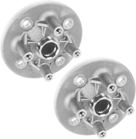 Caltric 2 Front Wheel Axle Hub Caltric Stators Compatible with Yamaha RHINO 660 YXR660F 2004 2005 2006 2007 in Saudi Arabia