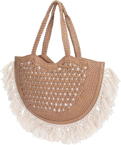 Frye Ella Tassel Tote, Beige in Saudi Arabia