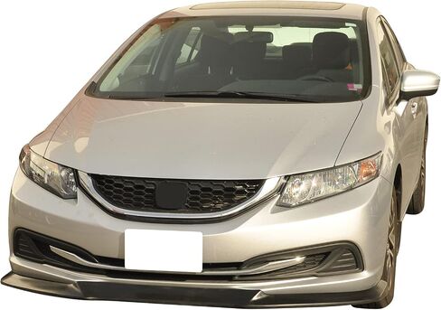 FreeMotor802® الأمامي المصد فاصل الشفاه المفسد سد الذقن ، يناسب 2013-2015 هوندا سيفيك سيدان ، GT على غرار الأسود PU 1PC واقي الحراسة السفلي. in Saudi Arabia