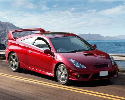 Front Bumper Lip Compatible with 2000-2002 Toyota CELICA, JDM Style PU Black Front Lip Spoiler Splitter by IKON MOTORSPORTS, 2001 in Saudi Arabia
