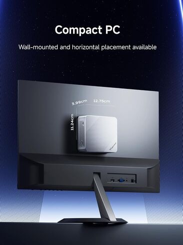 MINISFORUM S100 Mini PC Stick، Intel 12th Gen Alder Lake- N100، ذاكرة الوصول العشوائي LPDDR5 بسعة 8 جيجابايت، UFS2.1 128 جيجابايت، شاشة مزدوجة 4K، إيثرنت 2.5 جيجا، دعم PoE، 2xUSB A، 1 x USB-C، كمبيوتر شخصي للأعمال لحل اللافتات in Saudi Arabia
