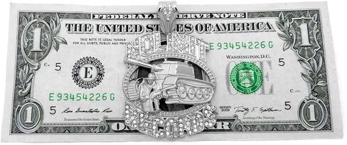 New Iced Out No Limit Records قلادة سلسلة COPAN CUTLACE XZP25CDC (الفضة) in Saudi Arabia