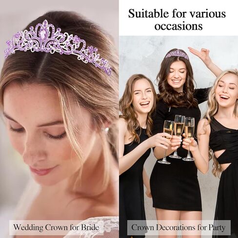 تاج عيد الميلاد و SASH مجموعة عيد ميلاد الفتيات الأحمر الأميرة تيارا كوين تيجان كريستال تيارا النساء راينستون تيارا عيد ميلاد عقال عيد ميلاد سعيد حفلة تأثيري in Saudi Arabia