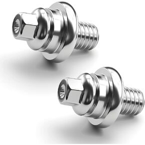 2PCS Side Battery Terminal Bolts, Side Post Battery Terminal, 3/8''-16 Standard Post Extender Short Stud, Car Accessories Electrical Cell Cable Bolts Compatible with Chevy GMC Buick in Kuwait