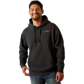Ariat Men's Mexico Flag Lockup Hoodie in Saudi Arabia