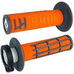 MotoMXHouse ODI Emig 2.0 - V2 Lock-On Grips – ORANGE/GRAPHITE in Kuwait