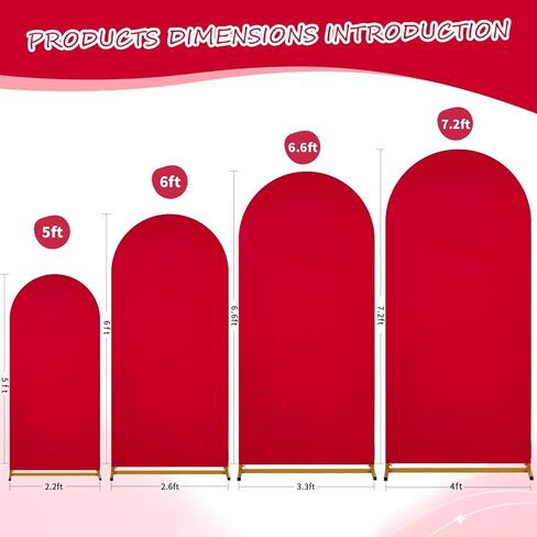غطاء خلفية استحمام الطفل 4ftx7.2ft أغطية قوس جاهزة خلفية قابلة للتمدد لحامل قوس البالون لحفلات الزفاف وحفلات أعياد الميلاد وحفلات الديكور in Kuwait