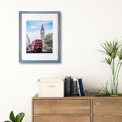 wyooxoo 8x10 Picture Frame 100% Solid Wood Photo Frames, Horizontal and Vertical for Wall and Tabletop, Set of 4 in Kuwait