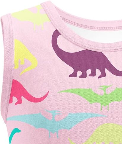 LQSZ Unicorn Dress Girls Kids Summer Sleeveless Sundress Birthday Outfit Twirly School Party Clothes 3-12 Years in Saudi Arabia