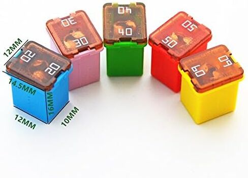 Littelfuse 0895040.Z 895 Square Car Fuse 40a Low Plump Jase Cartridge Rated 58V in Saudi Arabia