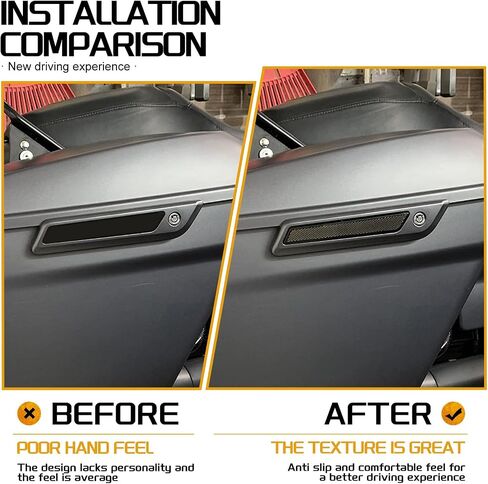 Saddlebag Reflector Inserts Motorcycle Latch Cover Reflectors Fit for Harley Touring 2014-2024 (Color:Smoke) in Saudi Arabia