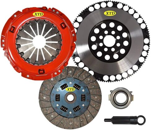 XTD STAGE 3 RACING CLUTCH KIT + 11LBS FLYWHEEL compatible with 2002-2012 TOYOTA Camry Corolla Matrix Solara RAV-4 2.4L 3.0L 3.5L in Saudi Arabia