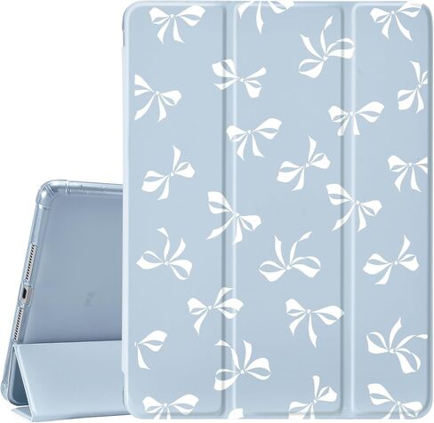 CozyNestCYPink Bow Knot Case for Ipad(9.7-Inch 6Th/5Th) Kawaii Girly Bows Cover for Ipad 2018/2017 Auto Sleep/Wake Beautiful Aesthetic Case Shockproof Protective with Pencil Holder for Girl Women in Kuwait