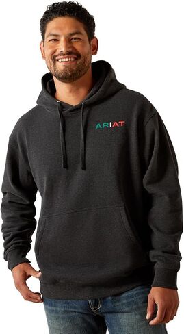 Ariat Men's Mexico Flag Lockup Hoodie in Saudi Arabia