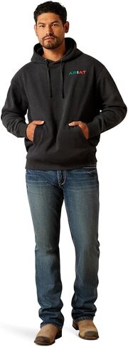 Ariat Men's Mexico Flag Lockup Hoodie in Saudi Arabia