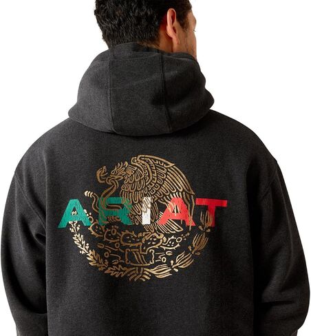 Ariat Men's Mexico Flag Lockup Hoodie in Saudi Arabia