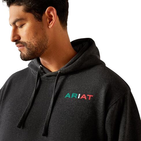 Ariat Men's Mexico Flag Lockup Hoodie in Saudi Arabia